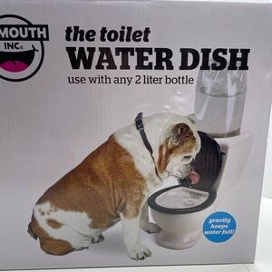 BIGMOUTH Inc Toilet Bowl Pet Water Drinking Dish Small Dogs and Cats Brand New